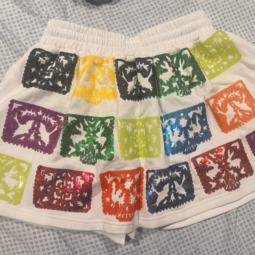 Queen of sparkles picado fiesta skort size small